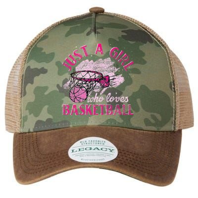 Basketball Retro Style Vintage Legacy Tie Dye Trucker Hat