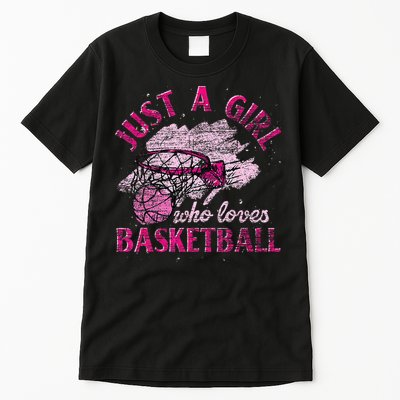 Basketball Retro Style Vintage Tall T-Shirt