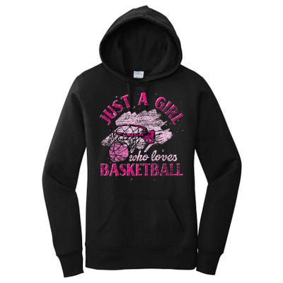 Basketball Retro Style Vintage Women's Pullover Hoodie
