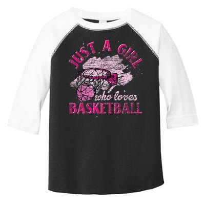 Basketball Retro Style Vintage Toddler Fine Jersey T-Shirt