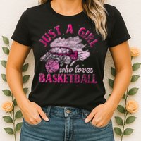 Basketball Retro Style Vintage Womens T-Shirt