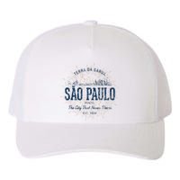 Brazil Retro Style Vintage SãO Paulo Yupoong Adult 5-Panel Trucker Hat