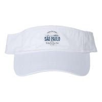 Brazil Retro Style Vintage SãO Paulo Valucap Bio-Washed Visor