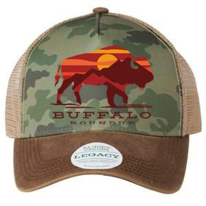 Buffalo Roundup State Park South Dakota Sunset Legacy Tie Dye Trucker Hat