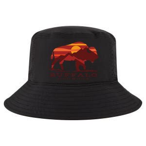 Buffalo Roundup State Park South Dakota Sunset Cool Comfort Performance Bucket Hat