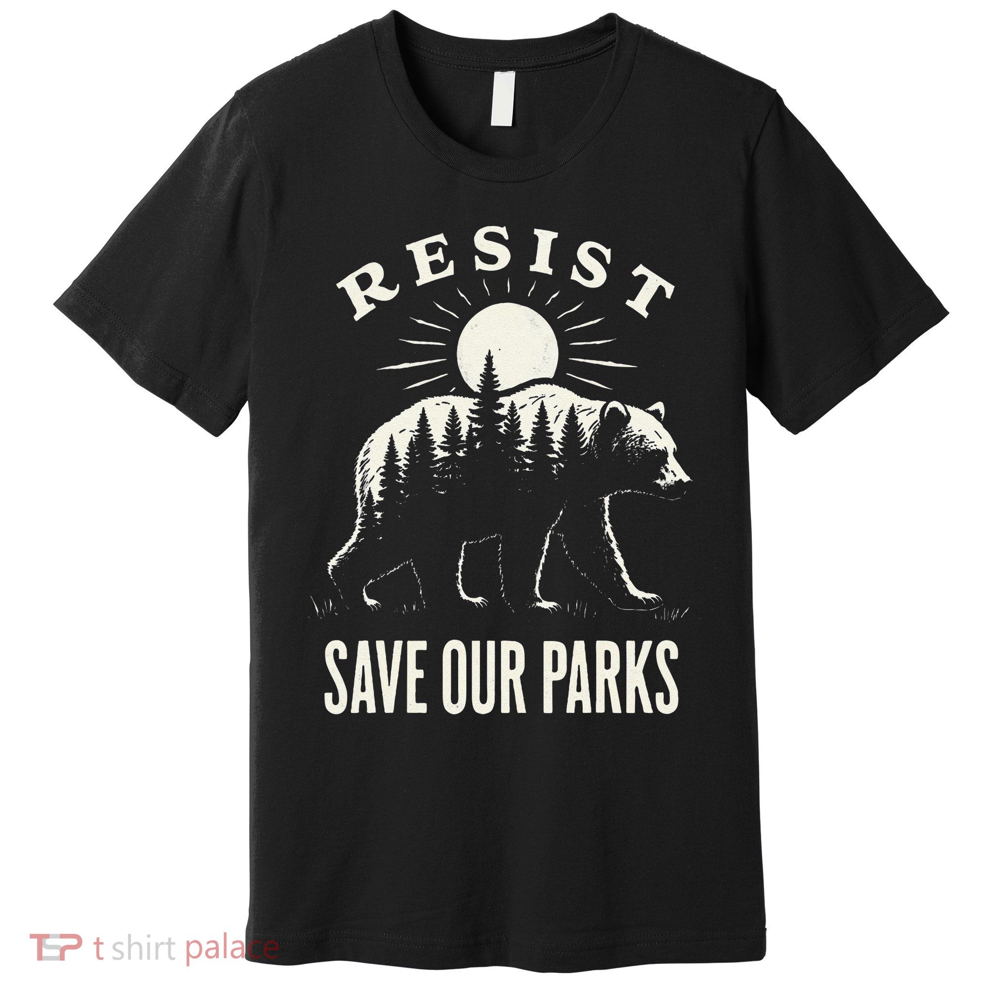Bear Resist Save Our Parks Premium T-Shirt