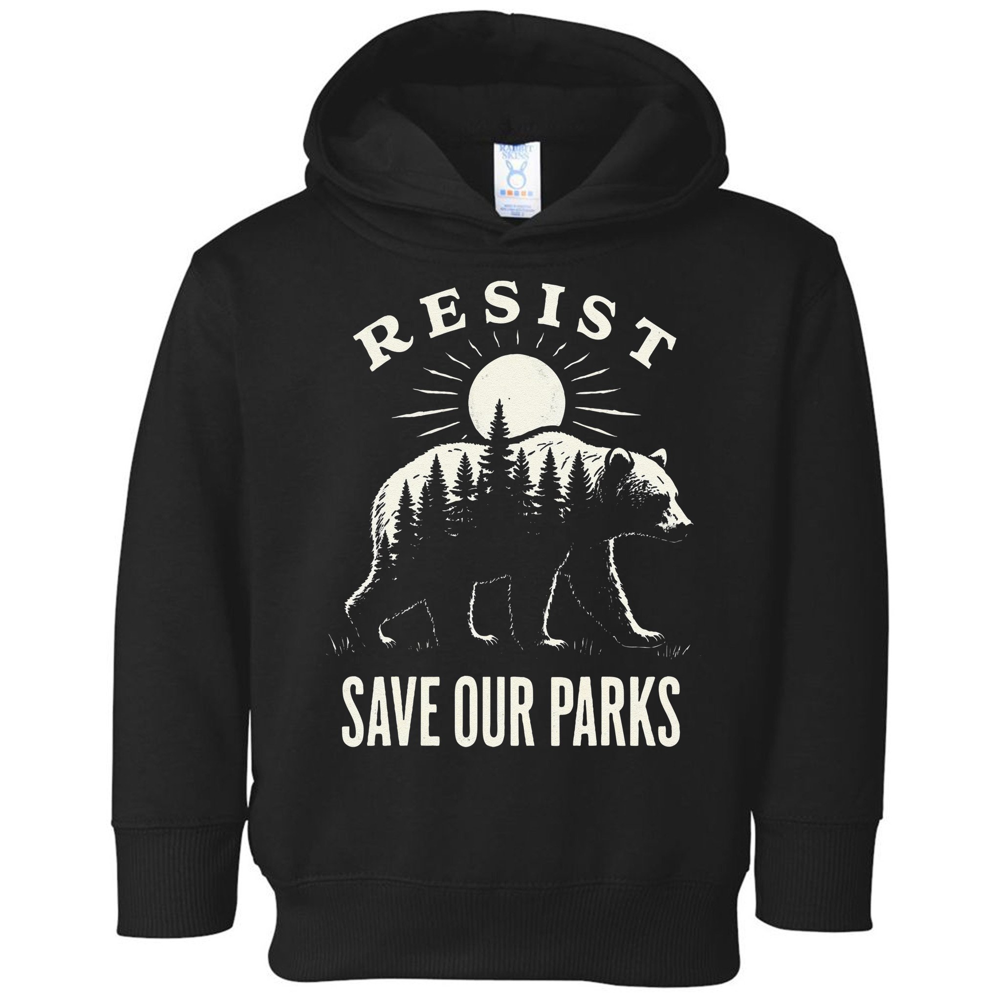Bear Resist Save Our Parks Toddler Hoodie