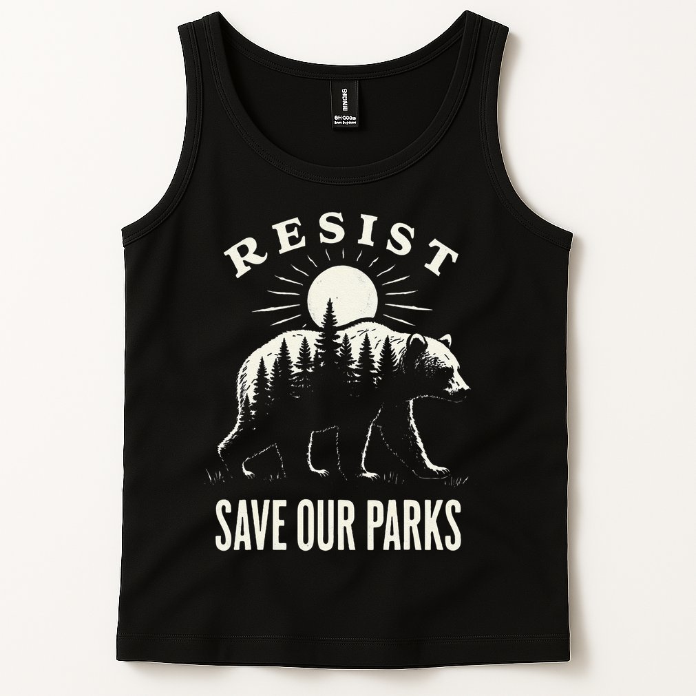 Bear Resist Save Our Parks Tank Top