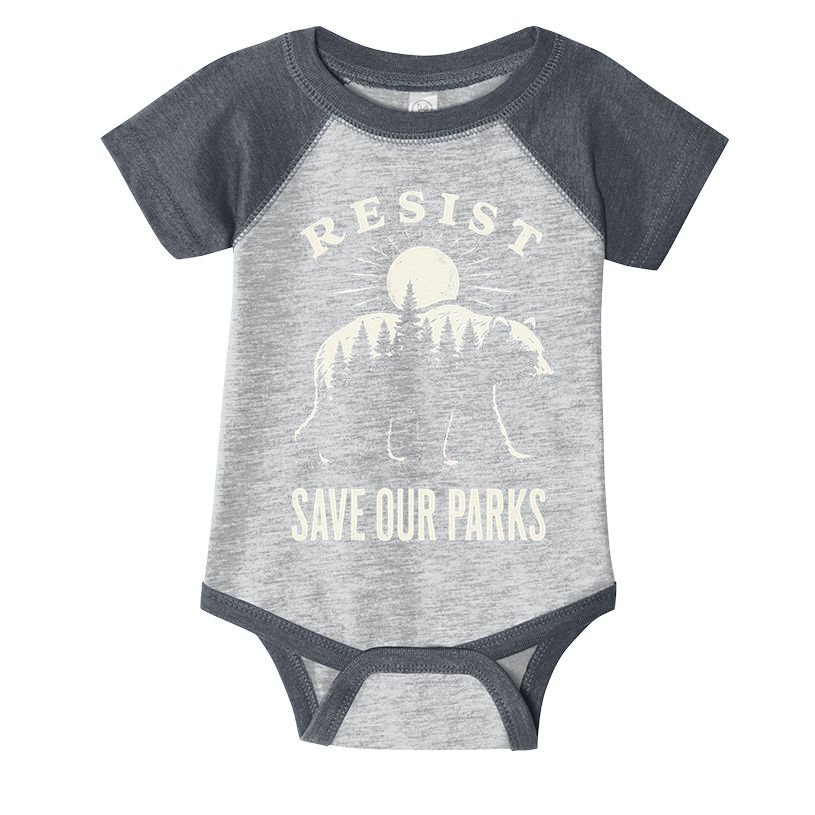 Bear Resist Save Our Parks Infant Baby Jersey Bodysuit