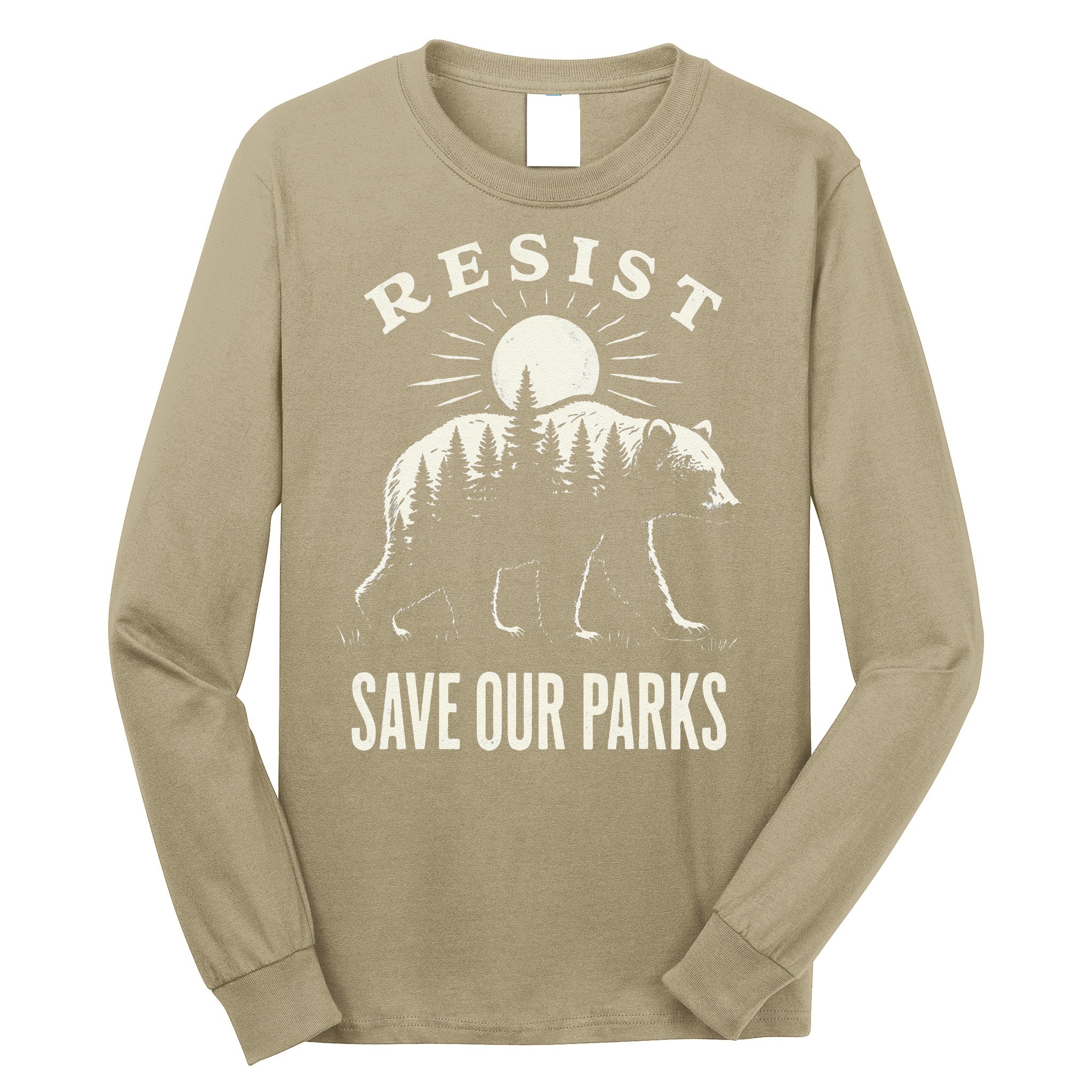 Bear Resist Save Our Parks Long Sleeve Shirt