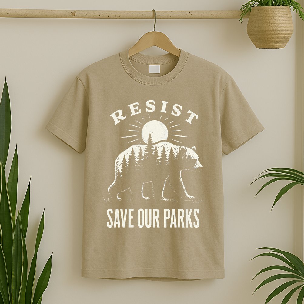 Bear Resist Save Our Parks T-Shirt
