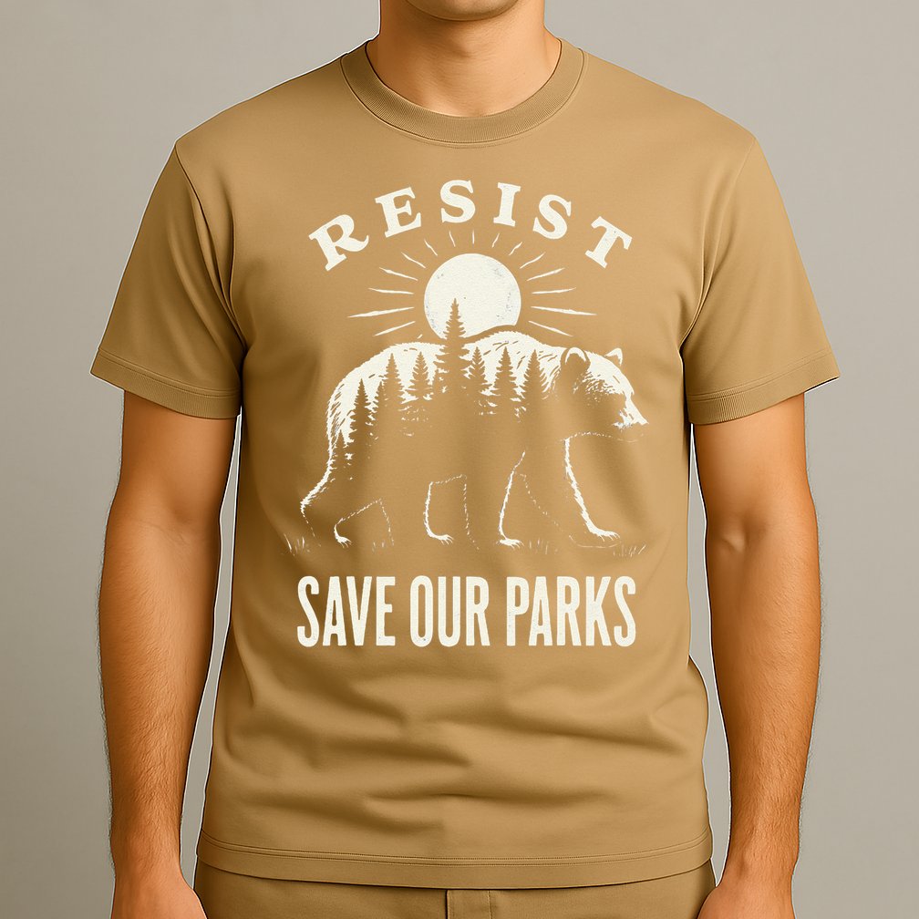 Bear Resist Save Our Parks T-Shirt