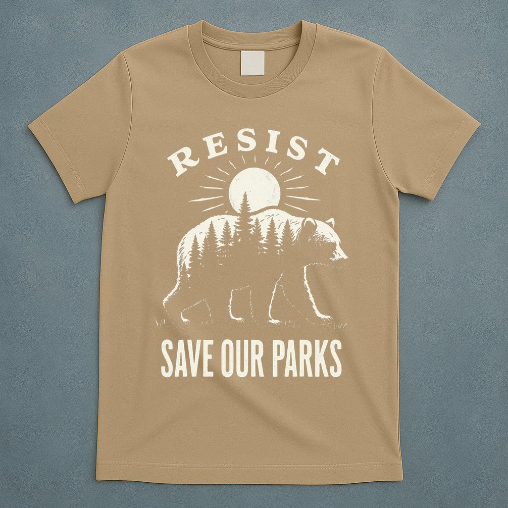 Bear Resist Save Our Parks T-Shirt