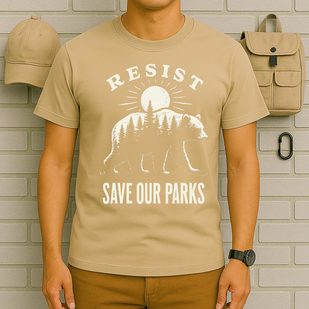 Bear Resist Save Our Parks T-Shirt