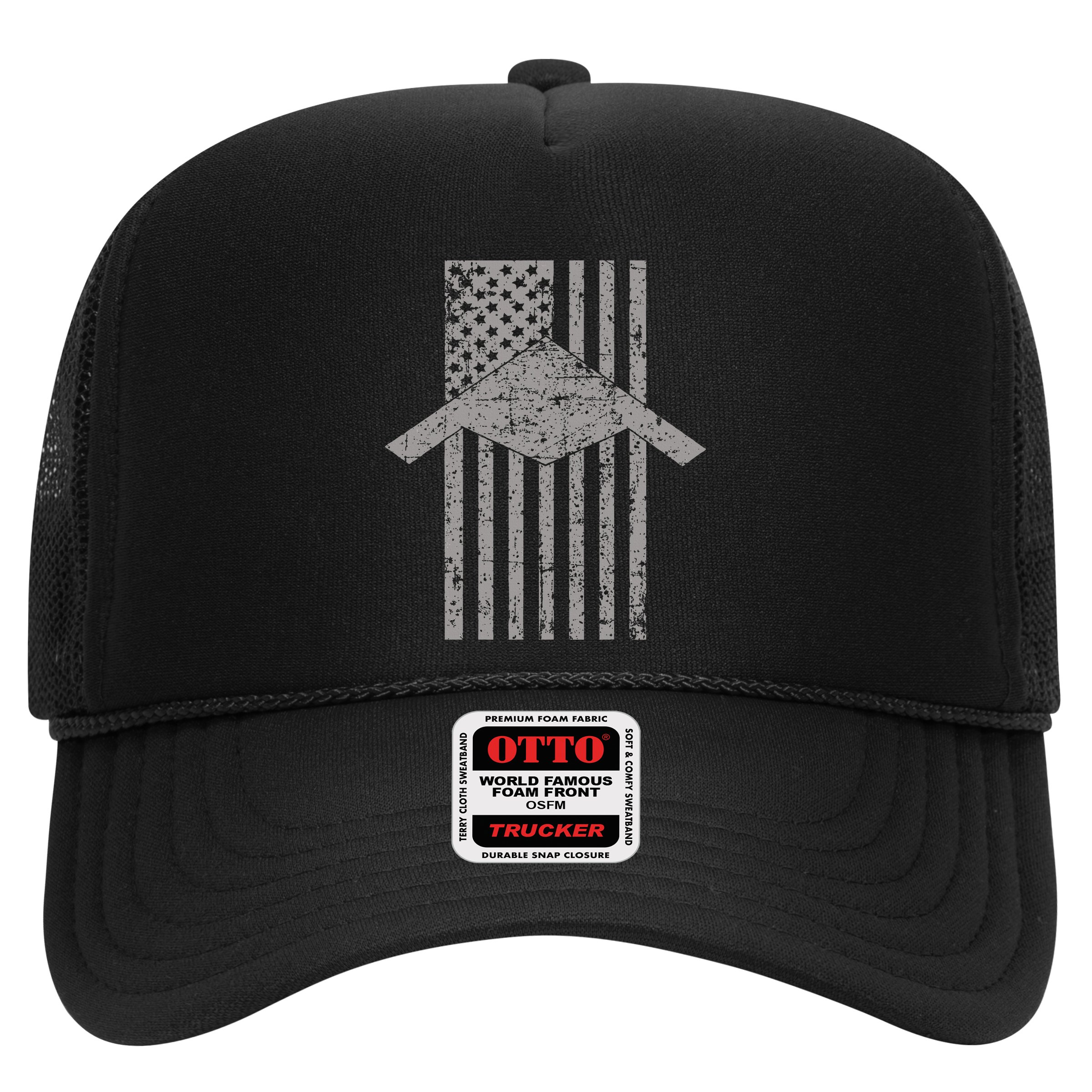 B21 Raider Stealth Bomber Patriotic Vintage Flag Aviation Hat