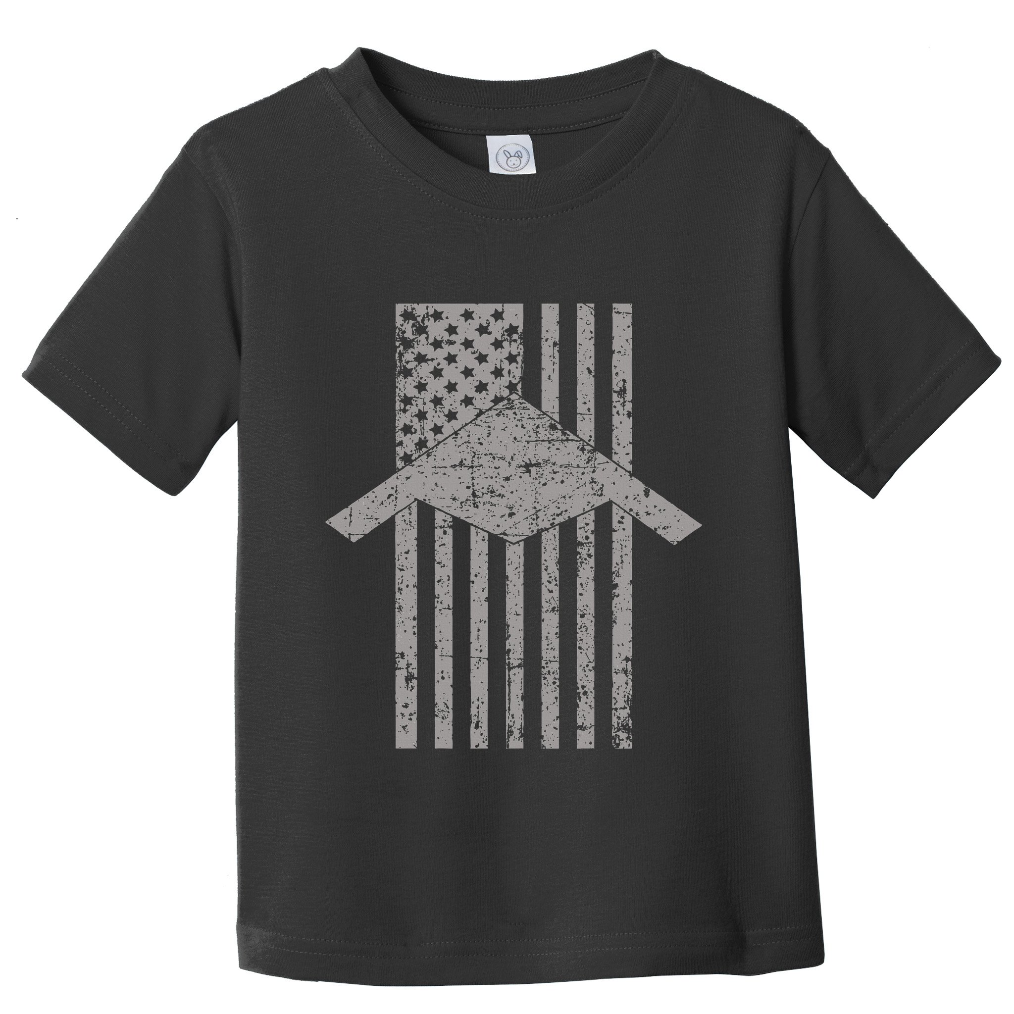 B21 Raider Stealth Bomber Patriotic Vintage Flag Aviation Toddler T-Shirt