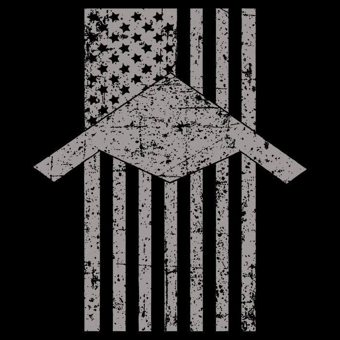 B21 Raider Stealth Bomber Patriotic Vintage Flag Aviation Womens T-Shirt