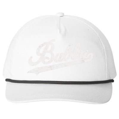 Bubba Retro Style Father’s Day Gift For Bubba Brother Snapback Five-Panel Rope Hat