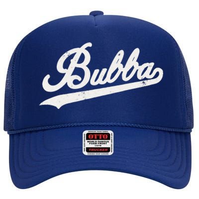 Bubba Retro Style Father’s Day Gift For Bubba Brother High Crown Mesh Back Trucker Hat