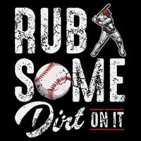 Baseball Rub Some Dirt On It Funny Humor Sayings Quotes 16 in Basic Backpack