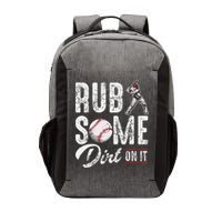 Baseball Rub Some Dirt On It Funny Humor Sayings Quotes Vector Backpack