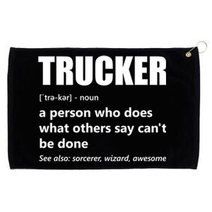 Big Rig Semigreat Gifttrailer Truck Driver Funny Trucker Meaning Cool Gift Grommeted Golf Towel