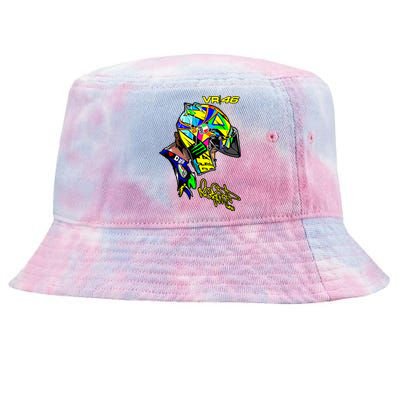 Be rossi s love Motorcycle Tie-Dyed Bucket Hat