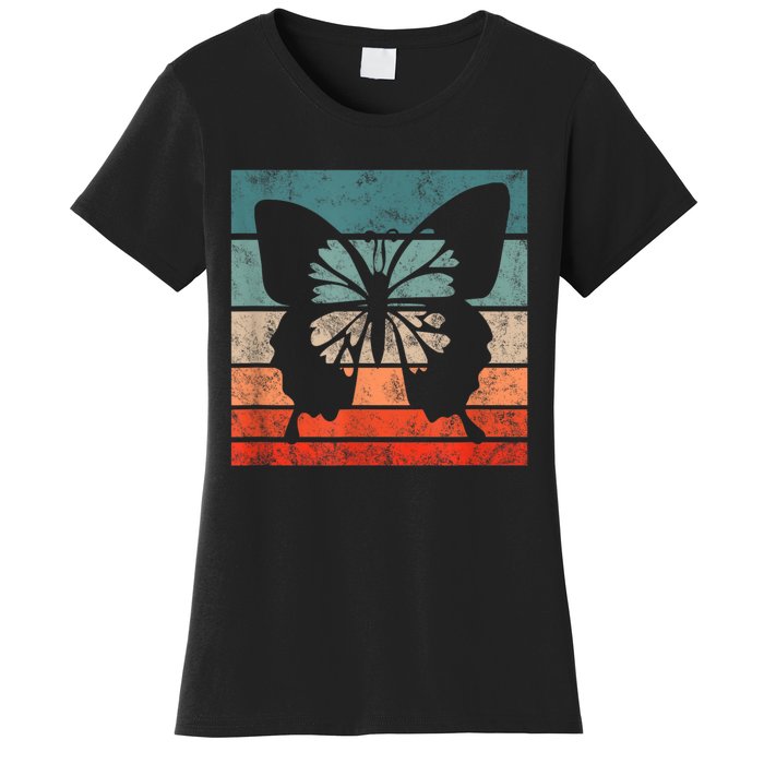 Butterfly Retro Style Vintage Women's T-Shirt