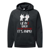 Baka Rabbit Slap Japanese Manga Is Anime Not Cartoons Performance Fleece Hoodie