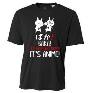 Baka Rabbit Slap Japanese Manga Is Anime Not Cartoons Cooling Performance Crew T-Shirt