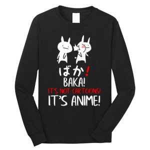 Baka Rabbit Slap Japanese Manga Is Anime Not Cartoons Long Sleeve Shirt