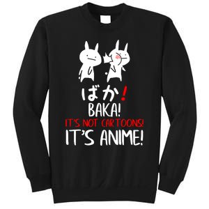 Baka Rabbit Slap Japanese Manga Is Anime Not Cartoons Sweatshirt