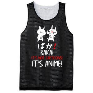 Baka Rabbit Slap Japanese Manga Is Anime Not Cartoons Mesh Reversible Basketball Jersey Tank