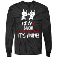 Baka Rabbit Slap Japanese Manga Is Anime Not Cartoons Tie-Dye Long Sleeve Shirt