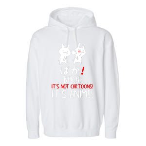 Baka Rabbit Slap Japanese Manga Is Anime Not Cartoons Garment-Dyed Fleece Hoodie