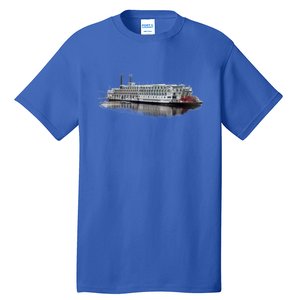 Beautiful Riverboat Scene River Cruise Gift Tall T-Shirt