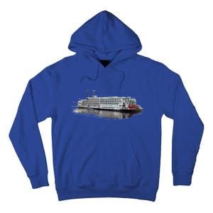 Beautiful Riverboat Scene River Cruise Gift Tall Hoodie