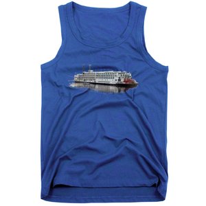 Beautiful Riverboat Scene River Cruise Gift Tank Top