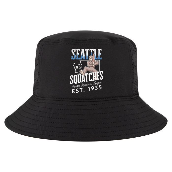 Bigfoot Research Team Retro baseball Sasquatch Cool Comfort Performance Bucket Hat
