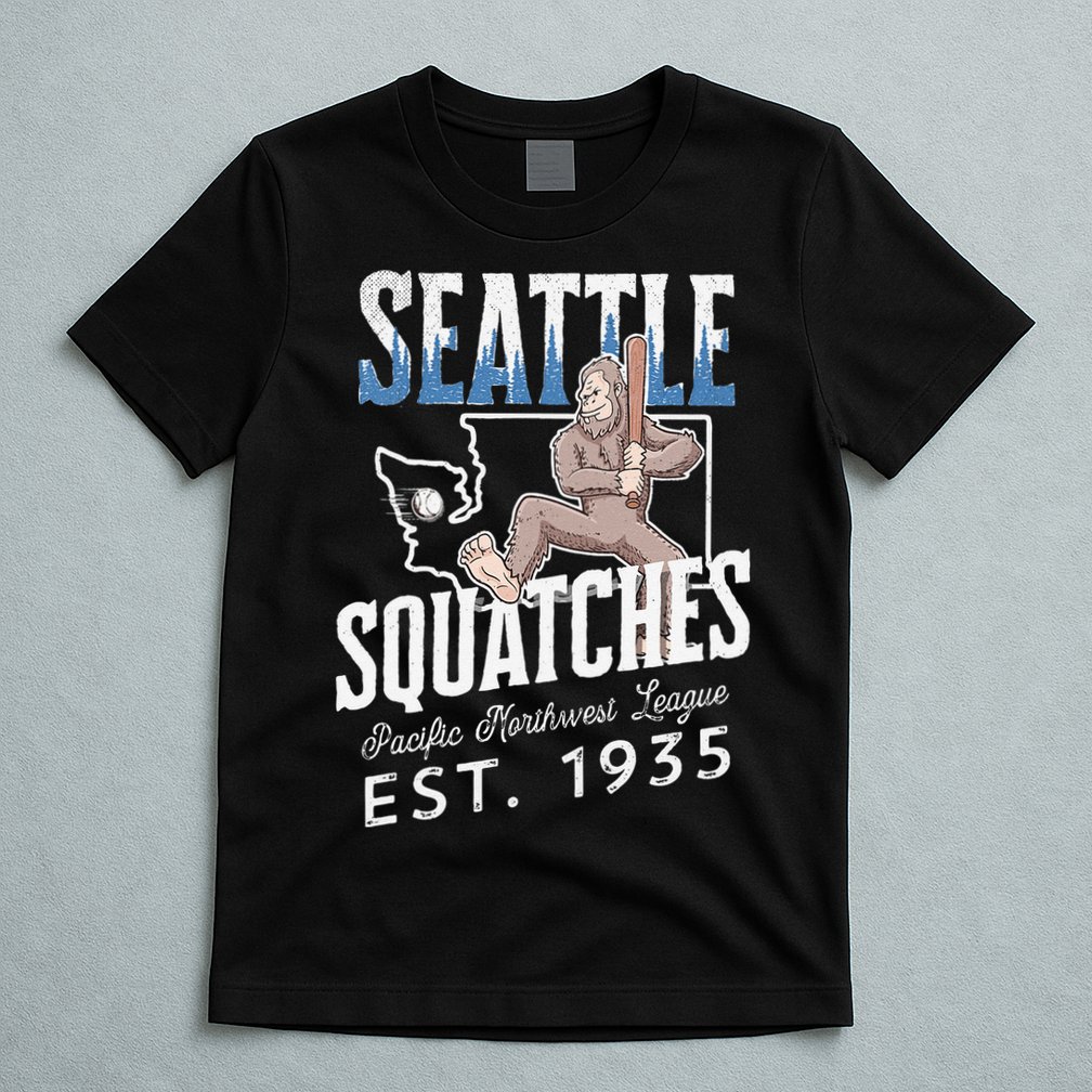 Bigfoot Research Team Retro baseball Sasquatch T-Shirt
