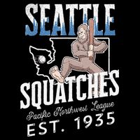 Bigfoot Research Team Retro baseball Sasquatch 16 in Basic Backpack