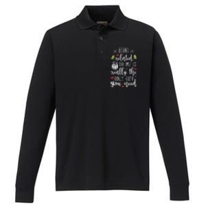 Being Related To Me Funny Christmas Family Xmas Pajamas Gift Short Sleeve Performance Long Sleeve Polo