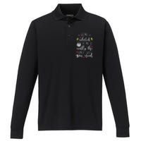 Being Related To Me Funny Christmas Family Xmas Pajamas Gift Short Sleeve Performance Long Sleeve Polo