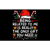 Being Related To Me Funny Christmas Family Xmas Pajamas  Bumper Sticker