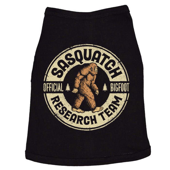 Bigfoot Research Team Retro Vintage Sasquatch Men Women Doggie Tank