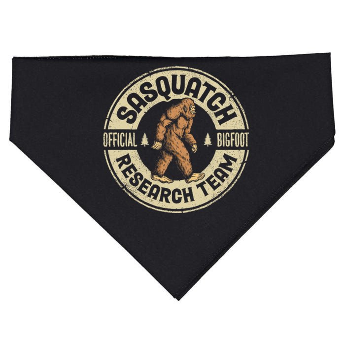 Bigfoot Research Team Retro Vintage Sasquatch Men Women USA-Made Doggie Bandana