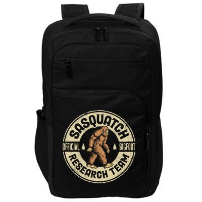 Bigfoot Research Team Retro Vintage Sasquatch Men Women Impact Tech Backpack