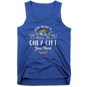 Being Related To Me Is Really Funny Pajams Family Matching Cool Gift Tank Top