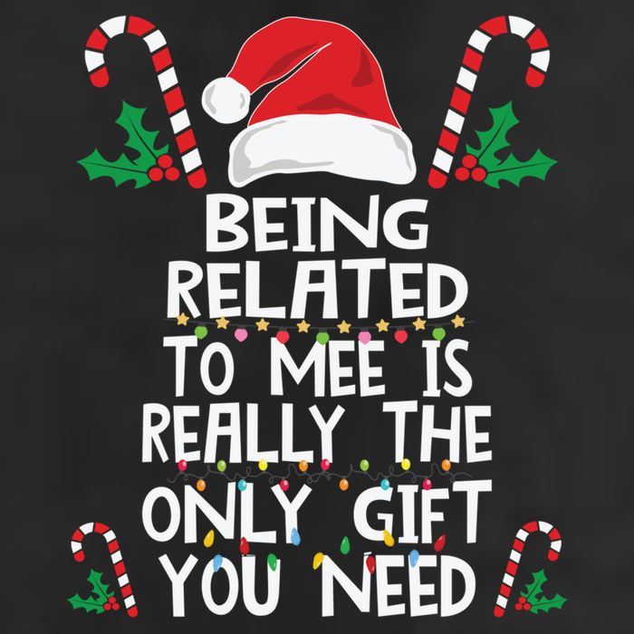 Being Related To Me Is Really The Only Gift You Need Xmas Gift Golf Towel