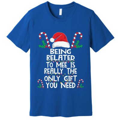 Being Related To Me Is Really The Only Gift You Need Xmas Gift Premium T-Shirt